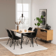 Hjem Design Nyx Dining Chair, Black, Set of 2