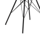 Hjem Design Nyx Dining Chair, Black, Set of 2