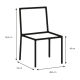 Hjem Design Nyx Dining Chair, White, Set of 2