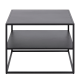 Hjem Design Newark Square Coffee Table with Shelf