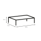 Hjem Design Wilton Rectangular Coffee Table with Drawers