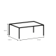 Hjem Design Trenton 12-Seater Dining Table with Extension Leaves