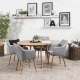 Hjem Design Yuno Round Dining Table