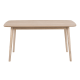 Hjem Design Yuno 4-Seater Dining Table, Oak