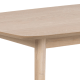 Hjem Design Yuno 4-Seater Dining Table, Oak