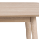 Hjem Design Yuno Rectangular Dining Table, Oak