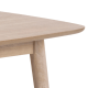Hjem Design Yuno 4-Seater Dining Table, Oak