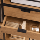 Hjem Design Swansea Bookshelf, Low