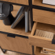 Hjem Design Swansea Bookshelf, Low