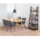 Hjem Design Danny Bookshelf, Black