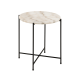 Hjem Design Avila Marble Side Table, White