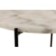 Hjem Design Avila Marble Side Table, White