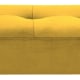 Hjem Design Glory Velvet Bench, Yellow