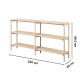 Hjem Design Oxford Shelving Unit