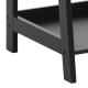 Hjem Design Danny Bookshelf, Black, 130m