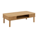 Hjem Design Langley Coffee Table, Oak