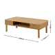 Hjem Design Langley Coffee Table, Oak