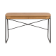 Hjem Design Blueton Desk, Oak & Black