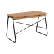 Hjem Design Blueton Desk, Oak & Black