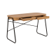 Hjem Design Blueton Desk, Oak & Black