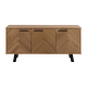 Hjem Design Brighton Sideboard, Oak