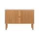 Hjem Design Langley Sideboard, Oak, 120cm
