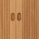 Hjem Design Langley Sideboard, Oak, 120cm