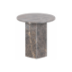 Hjem Design Naxos Round Side table, Brown Marron