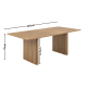 Hjem Design Colima 8-Seater Dining Table