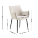 Hjem Design Bonita Dining Chair, Beige, Set of 2