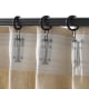 IKEA SYRLIG Curtain Ring With Clip And Hook 25 mm Black