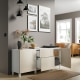 IKEA SELSVIKEN Door/drawer front, 60x26 cm, high-gloss beige