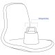 IKEA LANGFJALL Seat shell, Gunnared beige