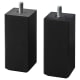 IKEA STUBBARP Leg, Black-brown / 2 pack