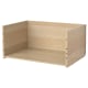IKEA BESTA Drawer frame 60x25x40cm White stained oak effect
