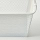 IKEA KOMPLEMENT Mesh basket 75x58cm White