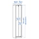 IKEA PAX Wardrobe frame, white Size 50x35x236 cm