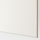 IKEA MEHAMN 4 panels for sliding door frame, white stained oak effect, white, 75x236 cm