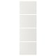 IKEA TJORHOM 4 panels for sliding door frame 75x236cm White