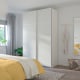 IKEA TJORHOM 4 panels for sliding door frame 75x236cm White