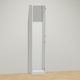 IKEA PAX Wardrobe with Mirror Glass Door, 50x35x201cm
