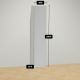IKEA PAX Wardrobe with Mirror Glass Door, 50x35x201cm