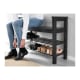 IKEA HEMNES Bench with shoe storage 85x32cm Black-brown