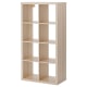 IKEA KALLAX Shelving Unit 77x147cm, White Stained Oak Effect