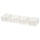 IKEA SKUBB Shoe box 16x22cm White / 4 pack