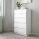 IKEA KULLEN Chest of 5 Drawers 70x112cm, White