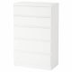 IKEA KULLEN Chest of 5 Drawers 70x112cm, White