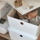 IKEA KUGGIS Box with lid 26x35x15cm White