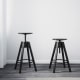 IKEA DALFRED Bar stool 63-74cm Black