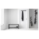 IKEA TJUSIG Bench with Shoe Storage 108x50cm Black